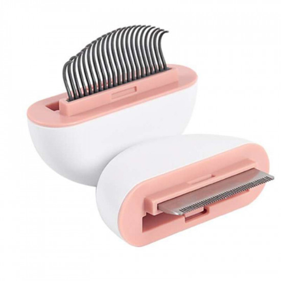 M-Pets (M-Pets) 2in1 Mini Pet Comb for long hair - Deshedder 2 in 1 for removal of the fading hair of dogs and cats (for long-haired breeds) M-Pets (M-Pets) 2in1 Mini Pet Comb for long hair - Deshedder 2 in 1 for removal of the fading hair of dogs and cats (for long-haired breeds)