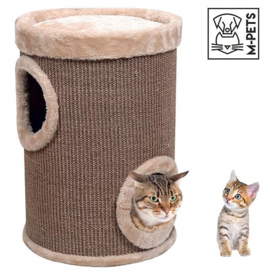 M-Pets (M-Pets) Ararat Cat Tree – A claw sharpener lodge with a plank bed Ararat for cats M-Pets (M-Pets) Ararat Cat Tree – A claw sharpener lodge with a plank bed Ararat for cats