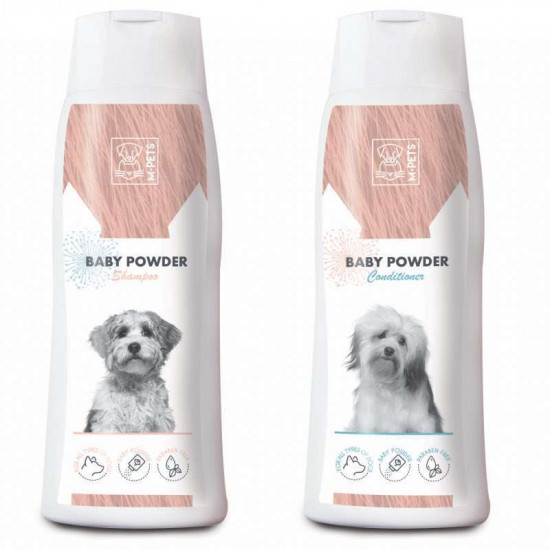 M-Pets (М-Петс) Baby Powder Shampoo - Шампунь без парабенів з ароматом дитячої присипки для всіх типів вовни собак усіх порід M-Pets (М-Петс) Baby Powder Shampoo - Шампунь без парабенів з ароматом дитячої присипки для всіх типів вовни собак усіх порід