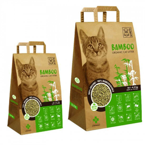 M-Pets (M-Pets) Bamboo Cat Litte - Organic bamboo cat litter M-Pets (M-Pets) Bamboo Cat Litte - Organic bamboo cat litter