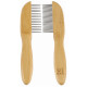 M-Pets (М-Петс) Bamboo Regular Comb with Rotating Teeth - Расческа с вращающимися зубьями из бамбука для собак и котов M-Pets (М-Петс) Bamboo Regular Comb with Rotating Teeth - Расческа с вращающимися зубьями из бамбука для собак и котов