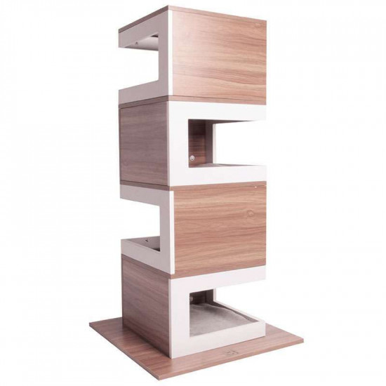 M-Pets (M-Pets) CatElite Brigitte Cat tree – A game modular complex of Bridget with 4 lodges for cats M-Pets (M-Pets) CatElite Brigitte Cat tree – A game modular complex of Bridget with 4 lodges for cats