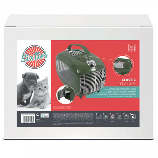 M-Pets (М-Петс) Sixties Classic Pet Carrier – Перенесення Класичні 60-ті для котів і собак дрібних порід M-Pets (М-Петс) Sixties Classic Pet Carrier – Перенесення Класичні 60-ті для котів і собак дрібних порід