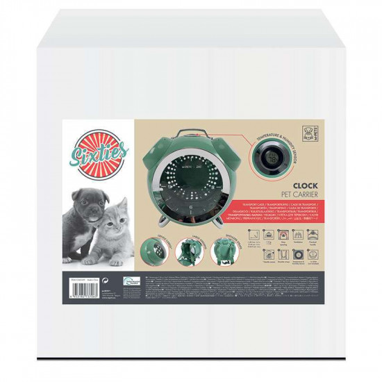 M-Pets (M-Pets) Sixties Clock Pet Carrier – Carrying backpack Hours for cats and dogs of small breeds M-Pets (M-Pets) Sixties Clock Pet Carrier – Carrying backpack Hours for cats and dogs of small breeds