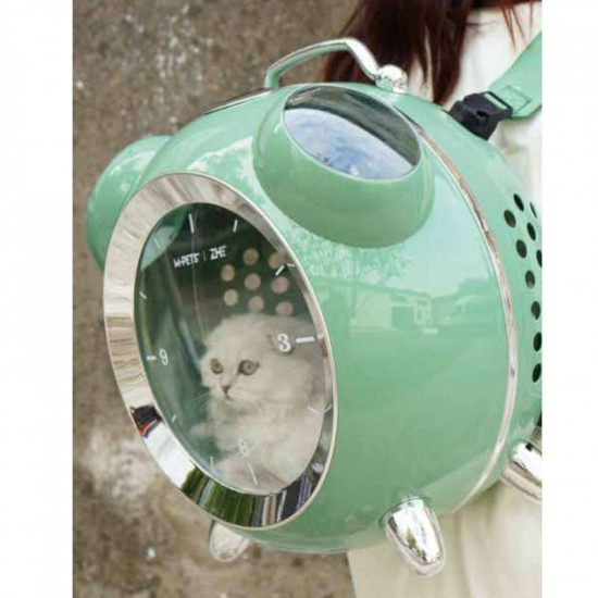 M-Pets (M-Pets) Sixties Clock Pet Carrier – Carrying backpack Hours for cats and dogs of small breeds M-Pets (M-Pets) Sixties Clock Pet Carrier – Carrying backpack Hours for cats and dogs of small breeds