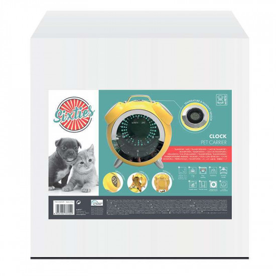 M-Pets (M-Pets) Sixties Clock Pet Carrier – Carrying backpack Hours for cats and dogs of small breeds M-Pets (M-Pets) Sixties Clock Pet Carrier – Carrying backpack Hours for cats and dogs of small breeds