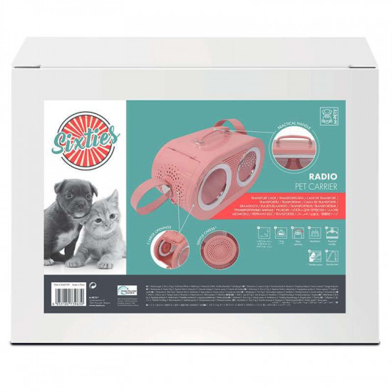 M-Pets (M-Pets) Sixties Radio Pet Carrier – Carrying of Radio of the 60th for cats and dogs of small breeds M-Pets (M-Pets) Sixties Radio Pet Carrier – Carrying of Radio of the 60th for cats and dogs of small breeds