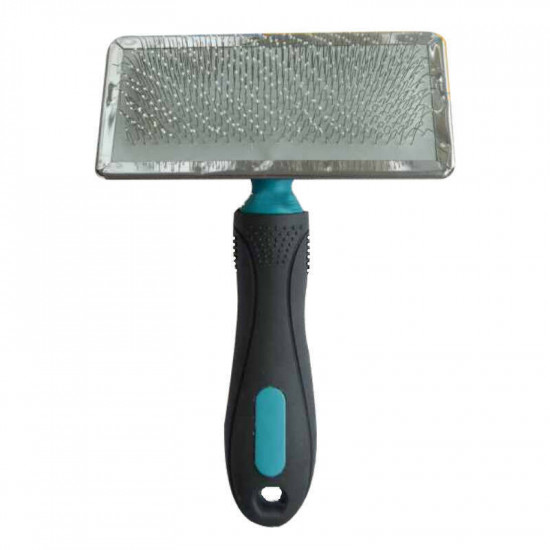 M-Pets (М-Петс) Slicker Brush - Щетка-пуходерка с напылением на зубцах для ухода за шерстью собак M-Pets (М-Петс) Slicker Brush - Щетка-пуходерка с напылением на зубцах для ухода за шерстью собак