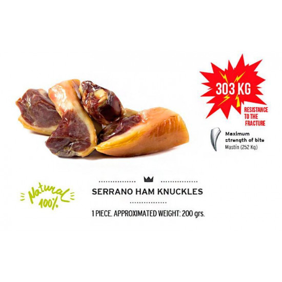 Mediterranean Natural (Медітераніан Натурал) Serrano Ham Bones Small&Medium Breeds – М'ясна кістка (суглоб) для собак дрібних та середніх порід Mediterranean Natural (Медітераніан Натурал) Serrano Ham Bones Small&Medium Breeds – М'ясна кістка (суглоб) для собак дрібних та середніх порід