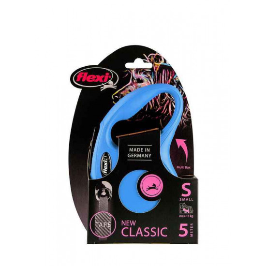 Flexi (Флекси) New Classic S - Поводок-рулетка для собак мелких пород, лента (5 м, до 15 кг) Flexi (Флекси) New Classic S - Поводок-рулетка для собак мелких пород, лента (5 м, до 15 кг)