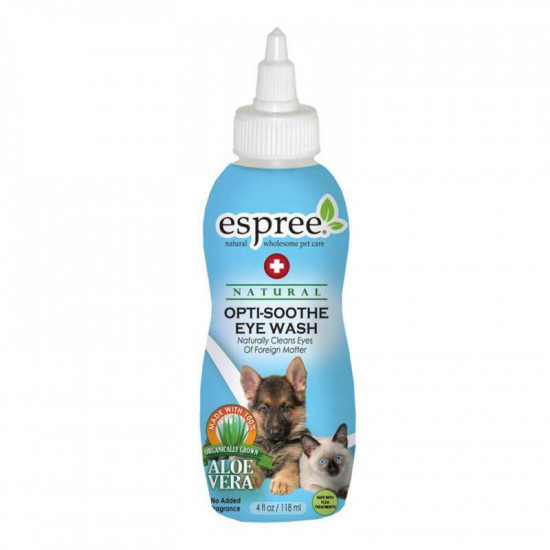 Espree (Еспрі) Optisoothe Eye Wash - Пом'якшувальний миючий засіб та ополіскувач для очей з алое для собак та котів Espree (Еспрі) Optisoothe Eye Wash - Пом'якшувальний миючий засіб та ополіскувач для очей з алое для собак та котів