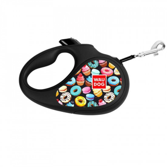 Collar WAUDOG Roulette Leash - A lead roulette for dogs with the drawing Collar WAUDOG Roulette Leash - A lead roulette for dogs with the drawing