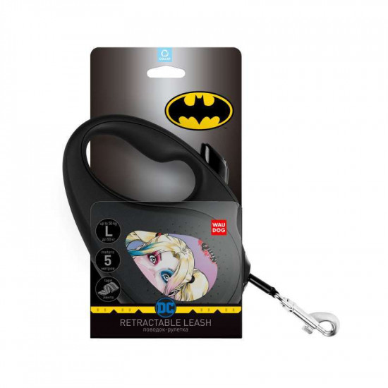 Collar WAUDOG Roulette Leash - A lead roulette for dogs with the drawing Collar WAUDOG Roulette Leash - A lead roulette for dogs with the drawing