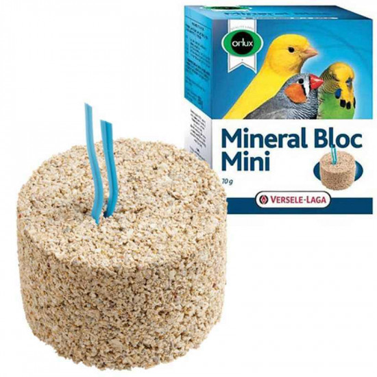 Versele-Laga (Верселе-Лага) Orlux Mineral Bloc Mini - Минеральный блок для волнистых попугаев и других мелких птиц Versele-Laga (Верселе-Лага) Orlux Mineral Bloc Mini - Минеральный блок для волнистых попугаев и других мелких птиц
