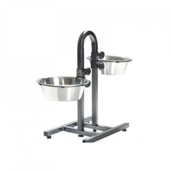 Bowl Trixie on supports chromeplated for dogs Bowl Trixie on supports chromeplated for dogs