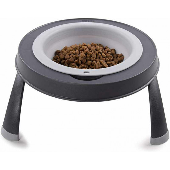 Dexas Single Elevated Feeder - An unary bowl on a folding support for dogs and cats Dexas Single Elevated Feeder - An unary bowl on a folding support for dogs and cats