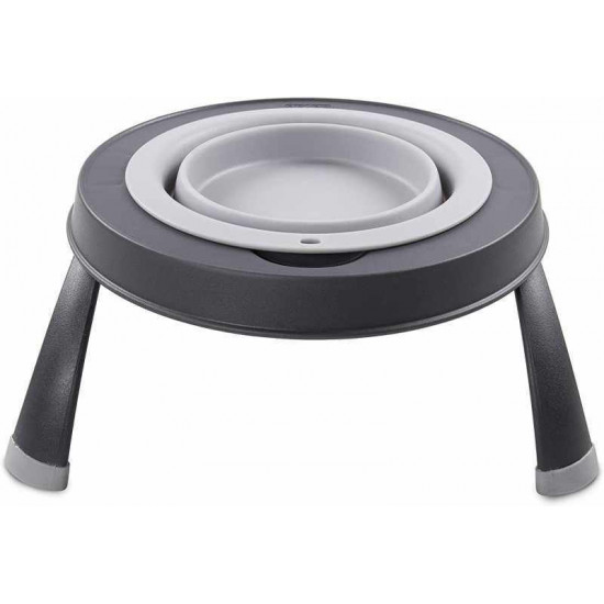 Dexas Single Elevated Feeder - An unary bowl on a folding support for dogs and cats Dexas Single Elevated Feeder - An unary bowl on a folding support for dogs and cats