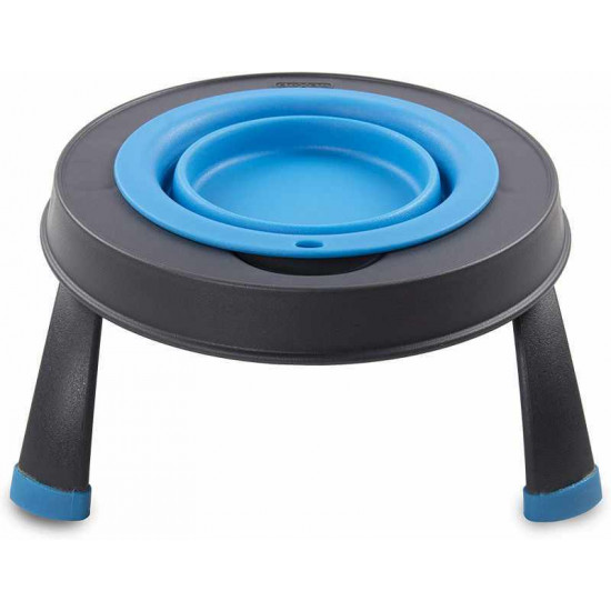 Dexas Single Elevated Feeder - An unary bowl on a folding support for dogs and cats Dexas Single Elevated Feeder - An unary bowl on a folding support for dogs and cats