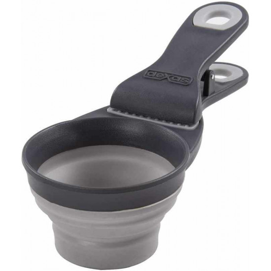 Dexas (Дексас) Collapsible KlipScoop - Мерный стакан складной на клипсе для собак и кошек Dexas (Дексас) Collapsible KlipScoop - Мерный стакан складной на клипсе для собак и кошек