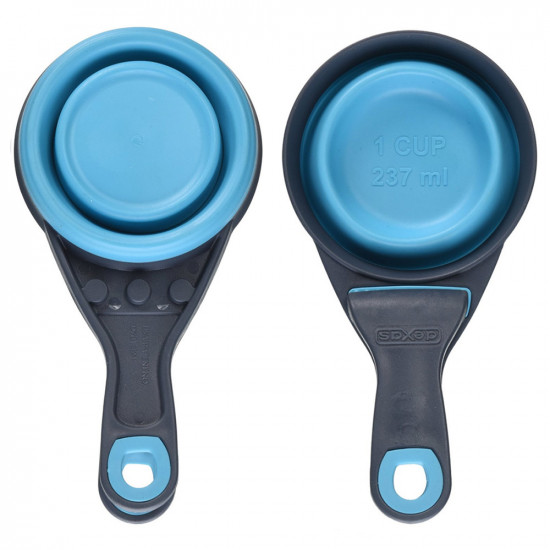 Dexas (Дексас) Collapsible KlipScoop - Мерный стакан складной на клипсе для собак и кошек Dexas (Дексас) Collapsible KlipScoop - Мерный стакан складной на клипсе для собак и кошек