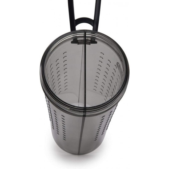 Dexas Snack DuO - Butylka double for water and a forage or delicacies with a folding bowl Dexas Snack DuO - Butylka double for water and a forage or delicacies with a folding bowl