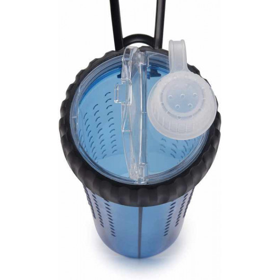 Dexas Snack DuO - Butylka double for water and a forage or delicacies with a folding bowl Dexas Snack DuO - Butylka double for water and a forage or delicacies with a folding bowl