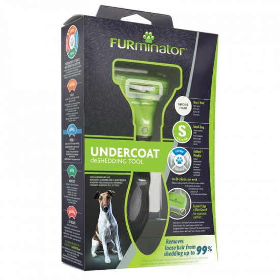 Furminator of Short Hair Small Breed Dog - Furminator for short-haired dogs of small breeds Furminator of Short Hair Small Breed Dog - Furminator for short-haired dogs of small breeds