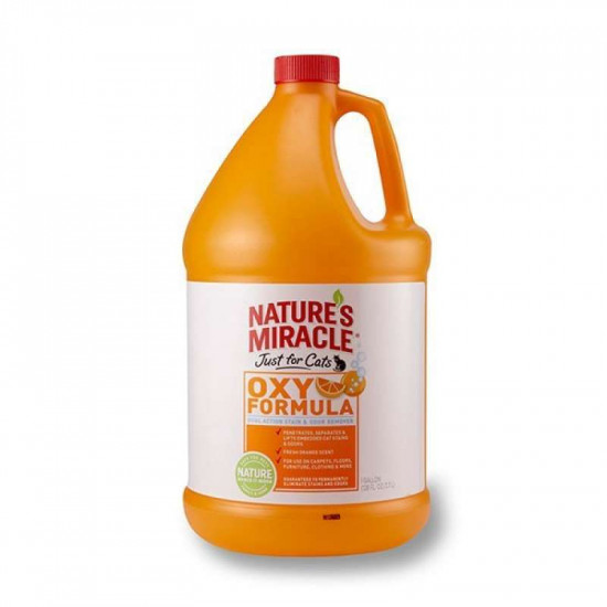 Nature's Miracle (Нейчерс Миракл) Set-In Stain Destroyer Oxy Formula - Уничтожитель пятен и запахов «Оранж-Окси» для кошек Nature's Miracle (Нейчерс Миракл) Set-In Stain Destroyer Oxy Formula - Уничтожитель пятен и запахов «Оранж-Окси» для кошек