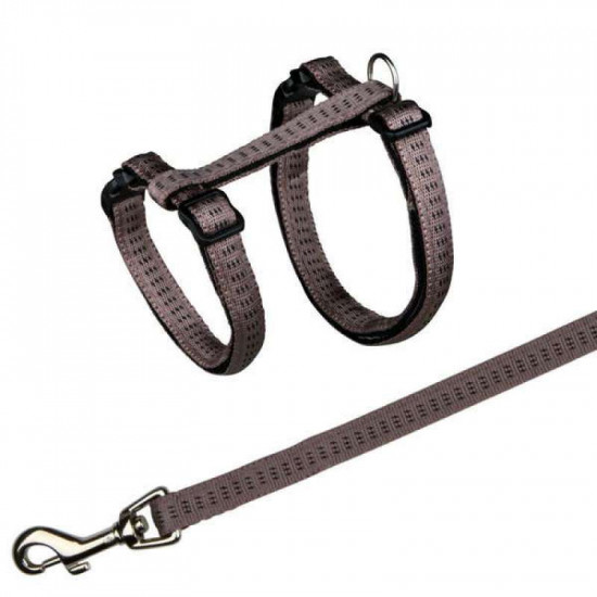 Trixie Softline Elegance - A breast-band with a lead for cats Trixie Softline Elegance - A breast-band with a lead for cats