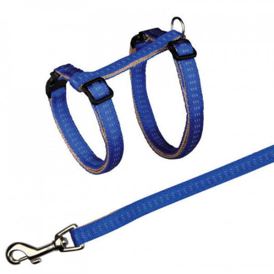 Trixie Softline Elegance - A breast-band with a lead for cats Trixie Softline Elegance - A breast-band with a lead for cats
