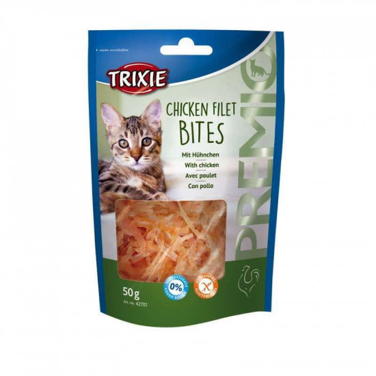 Trixie (Трикси) PREMIO Chicken Filet Bites - Лакомство филе куриное сушеное для кошек Trixie (Трикси) PREMIO Chicken Filet Bites - Лакомство филе куриное сушеное для кошек