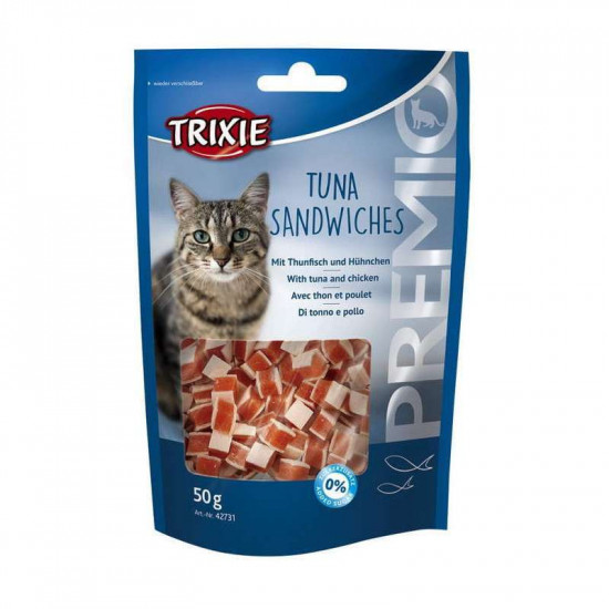 Trixie (Трикси) PREMIO Tuna Sandwiches - Лакомство с тунцом и птицей для котов Trixie (Трикси) PREMIO Tuna Sandwiches - Лакомство с тунцом и птицей для котов