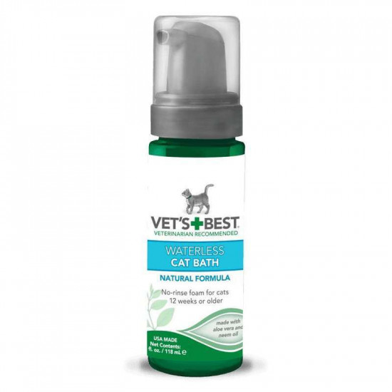 VET'S BEST (Vets Best) Waterless Cat Bath - The washing foam for cats for the cleaning express without water VET'S BEST (Vets Best) Waterless Cat Bath - The washing foam for cats for the cleaning express without water