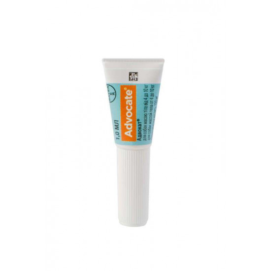 Advocate by Bayer Animal - Antiparasitic drops for dogs from fleas, louses, pincers, helminths (1 pipette) Advocate by Bayer Animal - Antiparasitic drops for dogs from fleas, louses, pincers, helminths (1 pipette)