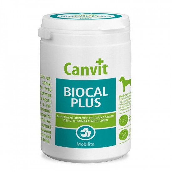 Canvit Biocal plus - The balanced complex for healthy development of a bone tissue, sinews, joints, cartilages, teeth and muscles of dogs Canvit Biocal plus - The balanced complex for healthy development of a bone tissue, sinews, joints, cartilages, teeth and muscles of dogs