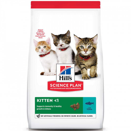 Hill's Science Plan Kitten Tuna - A dry feed with a tuna for kittens till 1 year Hill's Science Plan Kitten Tuna - A dry feed with a tuna for kittens till 1 year