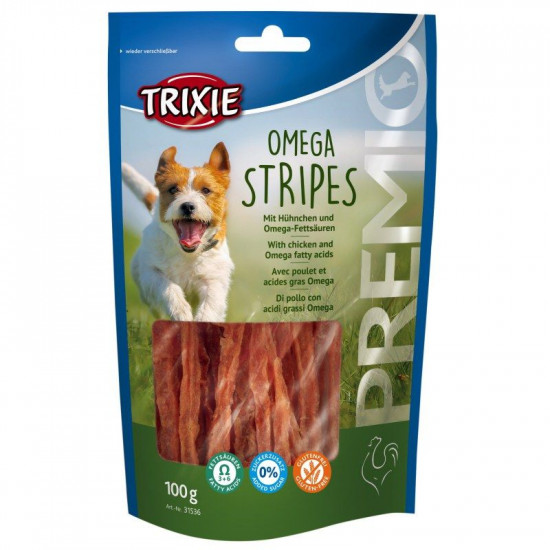 Trixie (Трикси) Premio Omega Stripes - Лакомство филе курицы для собак Trixie (Трикси) Premio Omega Stripes - Лакомство филе курицы для собак