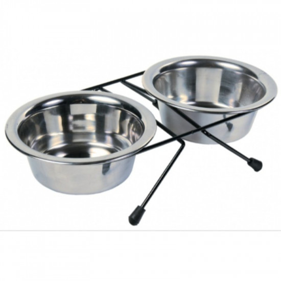 Trixie - Misk double on a support for cats and dogs Trixie - Misk double on a support for cats and dogs