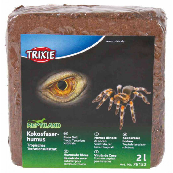 Trixie Tropical terrarium substrate - Filler coconut substrate for a terrarium Trixie Tropical terrarium substrate - Filler coconut substrate for a terrarium