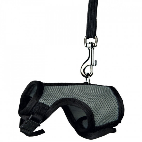 Trixie Soft Harness with Leash - A breast-band vest for rodents Trixie Soft Harness with Leash - A breast-band vest for rodents