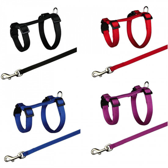Trixie (Трикси) Harness with Leash for Rabbits and Guinea Pigs - Шлейка с поводком для кроликов и морских свинок Trixie (Трикси) Harness with Leash for Rabbits and Guinea Pigs - Шлейка с поводком для кроликов и морских свинок