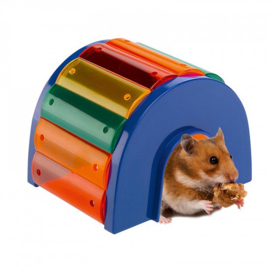 Ferplast (Ферпласт) Kuci House Multicolor - Пластиковий будиночок для хом'яків Ferplast (Ферпласт) Kuci House Multicolor - Пластиковий будиночок для хом'яків