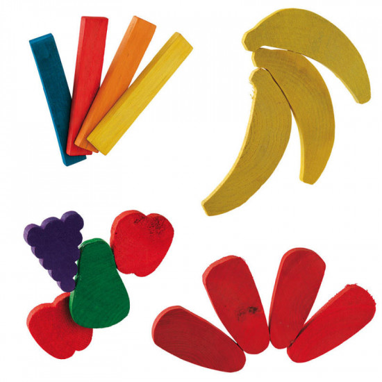 Ferplast of Wooden Gnaws – A set of wooden fruit for rodents Ferplast of Wooden Gnaws – A set of wooden fruit for rodents