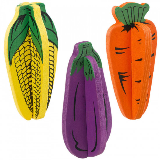 Ferplast of Coloured Vegetable – A wooden toy for rabbits and guinea pigs Ferplast of Coloured Vegetable – A wooden toy for rabbits and guinea pigs