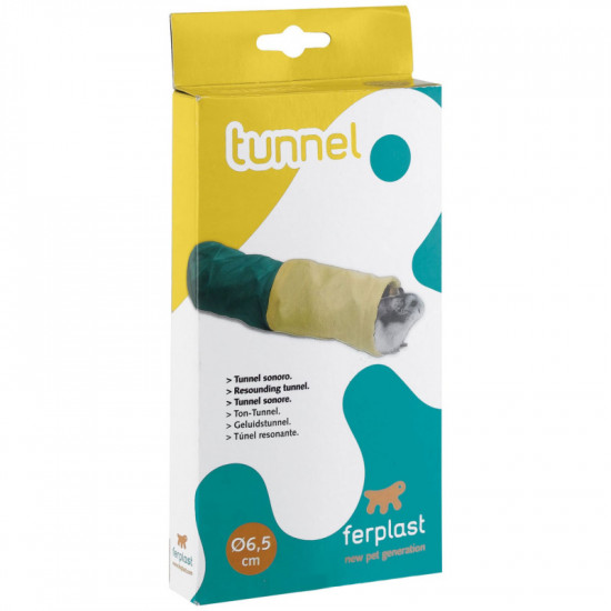 Ferplast (Ферпласт) Resounding Tunnel – Тунель для хом'яків зі звуковим ефектом Ferplast (Ферпласт) Resounding Tunnel – Тунель для хом'яків зі звуковим ефектом
