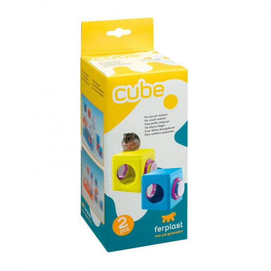 Ferplast (Ферпласт) Cube - Модульний будиночок для хом'яків Ferplast (Ферпласт) Cube - Модульний будиночок для хом'яків