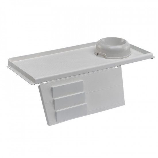 Ferplast (Ферпласт) For Base White Bowl - Подставка для кормушки для маленьких грызунов с лестницей и миской Ferplast (Ферпласт) For Base White Bowl - Подставка для кормушки для маленьких грызунов с лестницей и миской