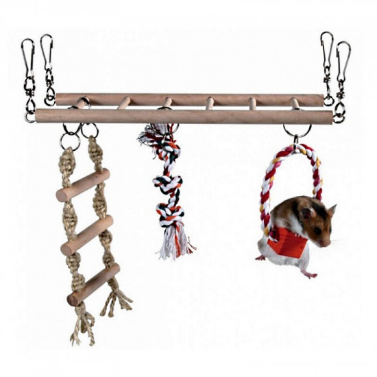 Trixie Suspension Bridge - The suspension bridge for small rodents Trixie Suspension Bridge - The suspension bridge for small rodents