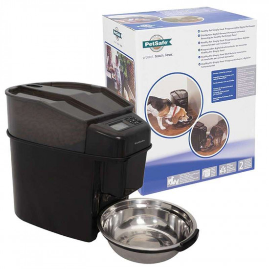 PetSafe Healthy Pet - An automatic feeder for cats and dogs of average and small breeds with the timer for 12 portions PetSafe Healthy Pet - An automatic feeder for cats and dogs of average and small breeds with the timer for 12 portions