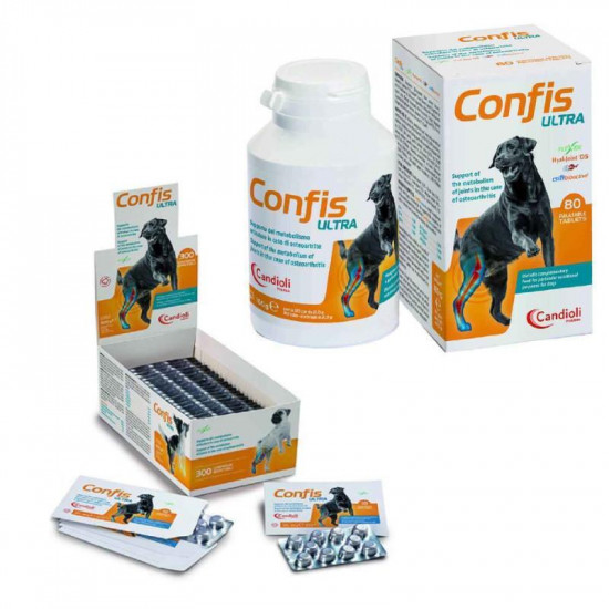 Candioli (Kandioli) Confis Ultra - Konfis Ultra Additive for support of a metabolism in joints at osteoarthritis at dogs Candioli (Kandioli) Confis Ultra - Konfis Ultra Additive for support of a metabolism in joints at osteoarthritis at dogs